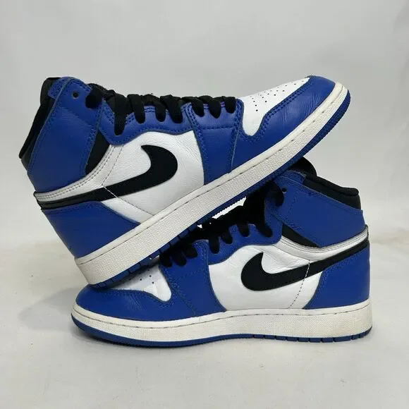 Nike Shoes Air Jordan 1 Retro High OG BG “Game Royal” 2024 - Picture 3 of 11